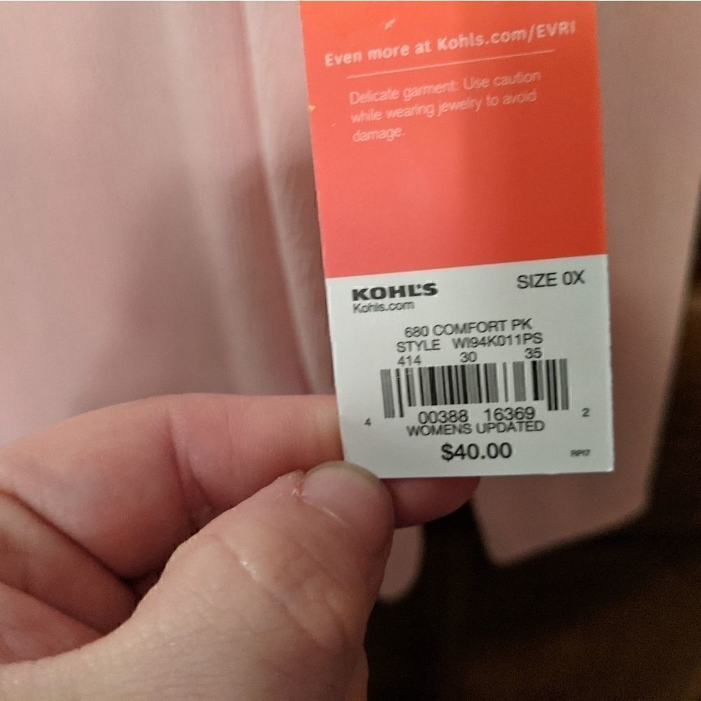Evri pink top - Picture 3 of 6